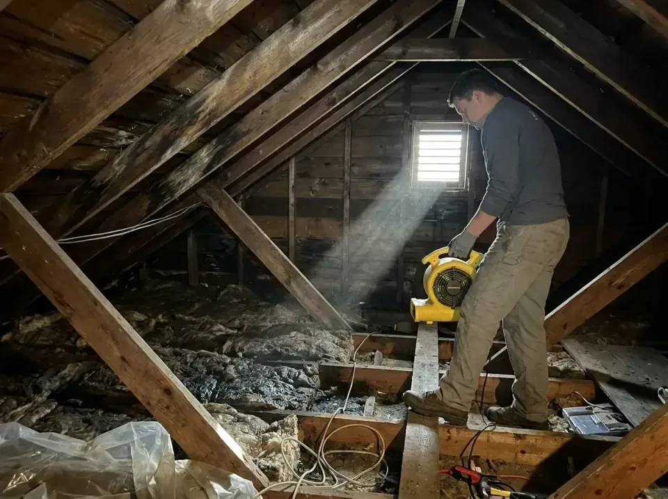 attic-water-damage-drying-proc-007 — frequently asked questions, Emergency Water Extraction & 24/7 Flood Response in Westvil…